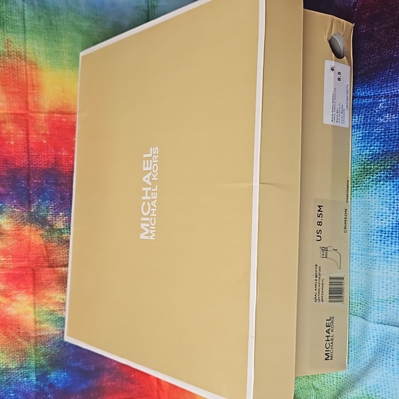 MICHAEL KORS LEATHER AMAL ANKLE BOOTIE SZ. 8.5 M - Picture 13 of 16